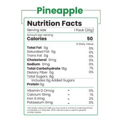 Freeze Dried Pineapple Nutrition Info