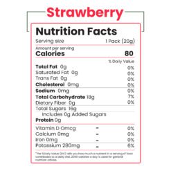 Freeze Dried Strawberry Nutrition Info